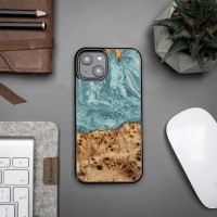 mini: Etui Bewood Unique do iPhone 15 - Planets Uran (2)