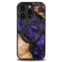 mini: Bewood Resin Case - iPhone 15 Pro - Violet - MagSafe (1)