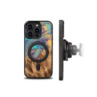 mini: Etui Bewood Unique do iPhone 15 Pro - Planets - Merkury z MagSafe (2)