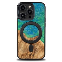 mini: Etui Bewood Unique do iPhone 15 Pro - Neons - Tokyo z MagSafe (1)