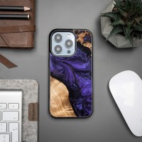 mini: Etui Bewood Unique do iPhone 15 Pro - Violet (2)