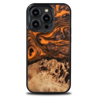 mini: Etui Bewood Unique do iPhone 15 Pro - Orange (1)