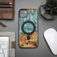 mini: Bewood Resin Case - iPhone 15 Plus - Planets - Uranus - MagSafe (3)