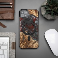 mini: Etui Bewood Unique do iPhone 15 Plus - Planets - Pluton z MagSafe (3)