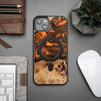 mini: Etui Bewood Unique do iPhone 15 Plus - Orange z MagSafe (3)