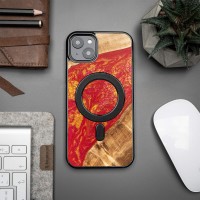 mini: Etui Bewood Unique do iPhone 15 Plus - Neons - Paris z MagSafe (3)