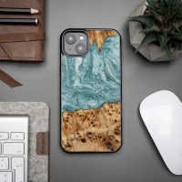 mini: Etui Bewood Unique do iPhone 15 Plus - Planets - Uran (2)