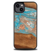 mini: Etui Bewood Unique do iPhone 15 Plus - Planets - Saturn (1)