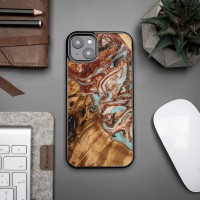 mini: Etui Bewood Unique do iPhone 15 Plus - Planets - Jowisz (2)