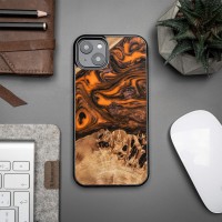 mini: Etui Bewood Unique do iPhone 15 Plus - Orange (2)