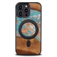 mini: Etui Bewood Unique do iPhone 15 Pro Max - Planets - Saturn z MagSafe (1)