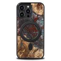 mini: Etui Bewood Unique do iPhone 15 Pro Max - Planets - Pluton z MagSafe (1)