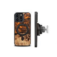 mini: Etui Bewood Unique do iPhone 15 Pro Max - Orange z MagSafe (2)