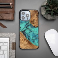 mini: Etui Bewood Unique do iPhone 15 Pro Max - Turquoise (2)
