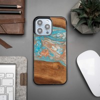 mini: Etui Bewood Unique do iPhone 15 Pro Max - Planets - Saturn (2)