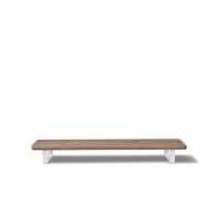 mini: Podstawka pod monitor Bewood - White - Orzech amerykański - Long (3)