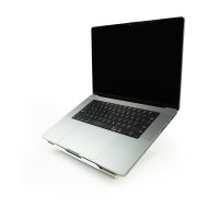 mini: Podstawka pod laptop - Bewood Laptop Riser - White - Orzech (2)