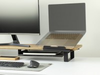 mini: Podstawka pod laptop - Bewood Laptop Riser - Black - Dąb (4)