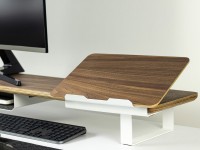 mini: Podstawka pod laptop - Bewood Laptop Riser - White - Orzech (5)