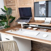mini: Podstawka pod laptop - Bewood Laptop Riser - White - Orzech (10)