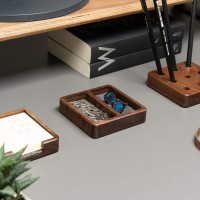 mini: Organizer Drewniany Bewood - Small Double Box - Orzech (7)