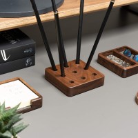 mini: Organizer Drewniany Bewood - Pen Stand - Orzech (7)
