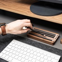 mini: Organizer Drewniany Bewood - Pen Holder - Orzech (2)