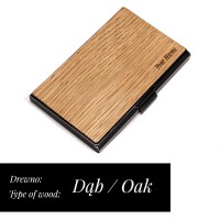 mini: Personalizowany Wizytownik Drewniany Black - Twój Napis - Zaprojektuj (8)