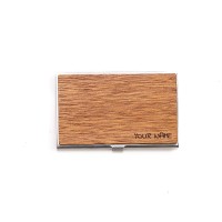 mini: Personalizowany Wizytownik Drewniany Inox - Twój Napis - Zaprojektuj (3)