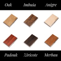 mini: Personalizowany Wizytownik Drewniany Inox - Twój Napis - Zaprojektuj (15)