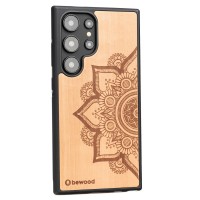mini: Drewniane Etui Bewood na Samsung Galaxy S24 Ultra MANDALA JABŁOŃ (2)