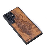 mini: Drewniane Etui Bewood na Samsung Galaxy S24 Ultra ŁAPACZ SNÓW IMBUIA (3)