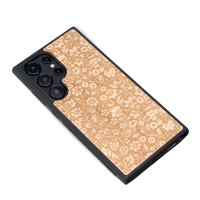 mini: Drewniane Etui Bewood na Samsung Galaxy S24 Ultra KWIATY POLNE ANIEGRE (3)