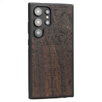 mini: Drewniane Etui Bewood na Samsung Galaxy S24 Ultra KALENDARZ AZTECKI ZIRICOTE (2)