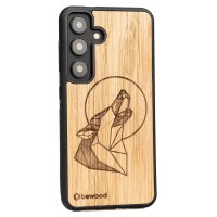mini: Drewniane Etui Bewood na Samsung Galaxy S24 WILK DĄB (2)