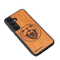 mini: Drewniane Etui Bewood na Samsung Galaxy S24 NIEDŹWIEDŹ MERBAU (3)