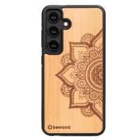 mini: Drewniane Etui Bewood na Samsung Galaxy S24 MANDALA JABŁOŃ (1)