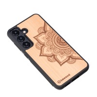 mini: Drewniane Etui Bewood na Samsung Galaxy S24 MANDALA JABŁOŃ (3)