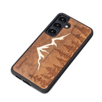 mini: Drewniane Etui Bewood na Samsung Galaxy S24 GÓRY IMBUIA (3)