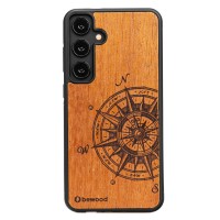 mini: Drewniane Etui Bewood na Samsung Galaxy S24 Plus TRAVELER MERBAU (1)