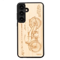 mini: Drewniane Etui Bewood na Samsung Galaxy S24 Plus HARLEY PATENT ANIEGRE (1)