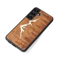 mini: Drewniane Etui Bewood na Samsung Galaxy S24 Plus GÓRY IMBUIA (3)