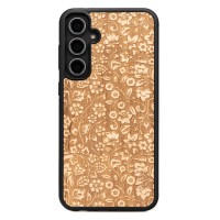 mini: Drewniane Etui Bewood na Samsung Galaxy S23 FE KWIATY POLNE ANIEGRE (1)