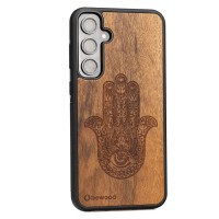 mini: Drewniane Etui Bewood na Samsung Galaxy S23 FE HAMSA IMBUIA (2)