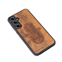 mini: Drewniane Etui Bewood na Samsung Galaxy S23 FE HAMSA IMBUIA (3)