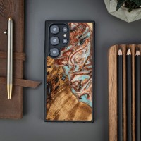 mini: Etui Bewood Unique na Samsung Galaxy S24 Ultra - Planets - Jowisz (2)