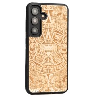 mini: Drewniane Etui Bewood na Samsung Galaxy A55 5G KALENDARZ AZTECKI ANIEGRE (2)