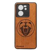 mini: Drewniane Etui Bewood na Xiaomi 13T / 13T Pro NIEDŹWIEDŹ MERBAU (1)