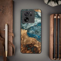 mini: Etui Bewood Unique na Xiaomi 13T / 13T Pro - Planets - Ziemia (6)