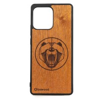 mini: Drewniane Etui Bewood na Motorola Edge 40 NIEDŹWIEDŹ MERBAU (1)